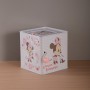 Caja de hojalata para música cuadrada con impresión personalizada
