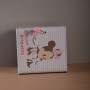 Caja de hojalata para música cuadrada con impresión personalizada