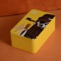 Emballage en boîte métallique rectangulaire imprimé sur mesure