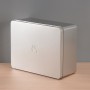 Boîte en fer blanc à couvercle à charnière personnalisée