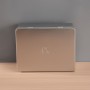 Caja de hojalata rectangular con tapa abatible personalizada