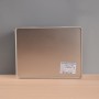 Caja de hojalata rectangular con tapa abatible personalizada