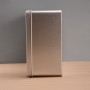 Caja de hojalata rectangular con tapa abatible personalizada