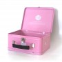 Rectangular Tin Metal Gift Tin Box Handle Lunch Tin with Lock