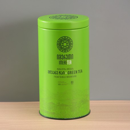 Lata de té redonda con impresión personalizada