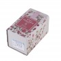 Lata de té cuadrada para regalo con impresión personalizada
