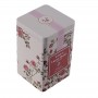 Lata de té cuadrada para regalo con impresión personalizada