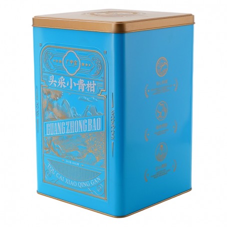 Werkseitig angepasster quadratischer Blechdosenbehälter