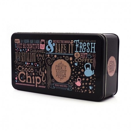 Boîte à biscuits rectangulaire personnalisée