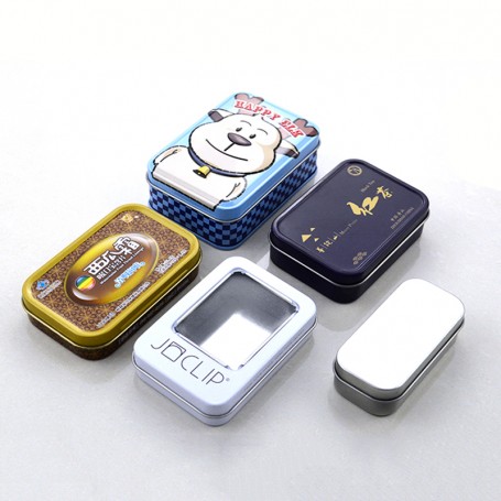 Grossista de caixas de lata de metal pequenas impressas personalizadas