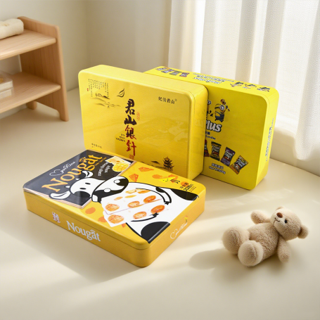 Factory Customized Rectangular Food Tin Box