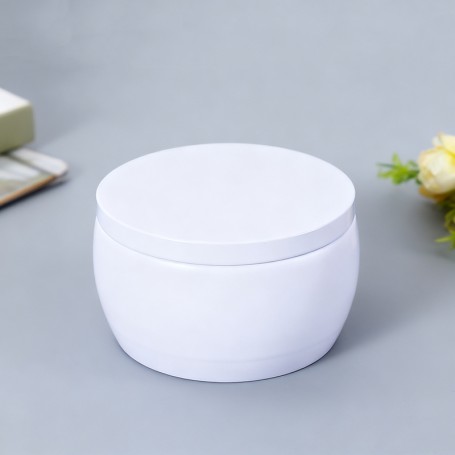 Caixa de lata de metal personalizada para velas de aromaterapia