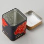 Embalagem de lata de metal quadrada personalizada