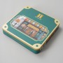 Boîte métallique carrée imprimée sur mesure