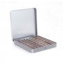 Hinged Cigarette  Tobacco Tin Box With Flip Lid
