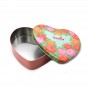 Boîte de conserve en forme de coeur personnalisé