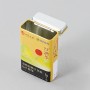 Caja de lata para cigarrillos con tapa abatible personalizada