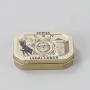 Boîte métallique à couvercle à charnière personnalisée