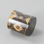 Boîte ronde en métal imprimée sur mesure