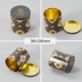 Individuell bedruckte runde Blechdose aus Metall
