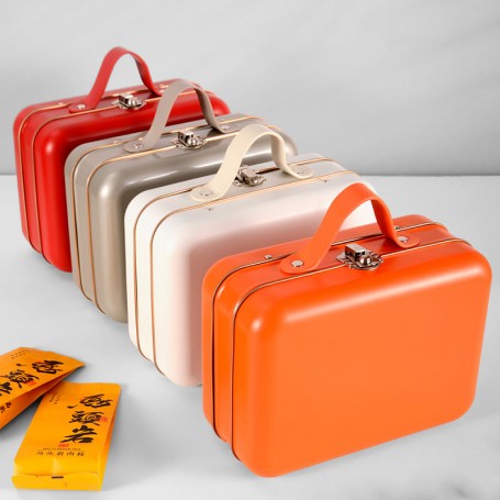 Wholesale handle gift tin box packaging