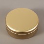 Оптовые круглые жестяные коробки из золота