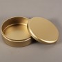 Оптовые круглые жестяные коробки из золота
