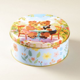 boîtes à biscuits rondes en gros