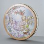 Custom printed round food tin box packaging