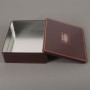 Caja de lata de regalo rectangular impresa personalizada