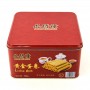 Custom square egg roll biscuit tin box