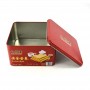 Square egg roll biscuit tin box manufacturer