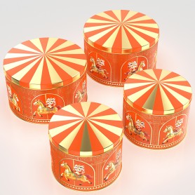 emballages en boîte métallique pour la vente en gros