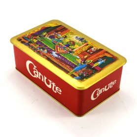 Caixa de lata de biscoitos de 160g personalizada