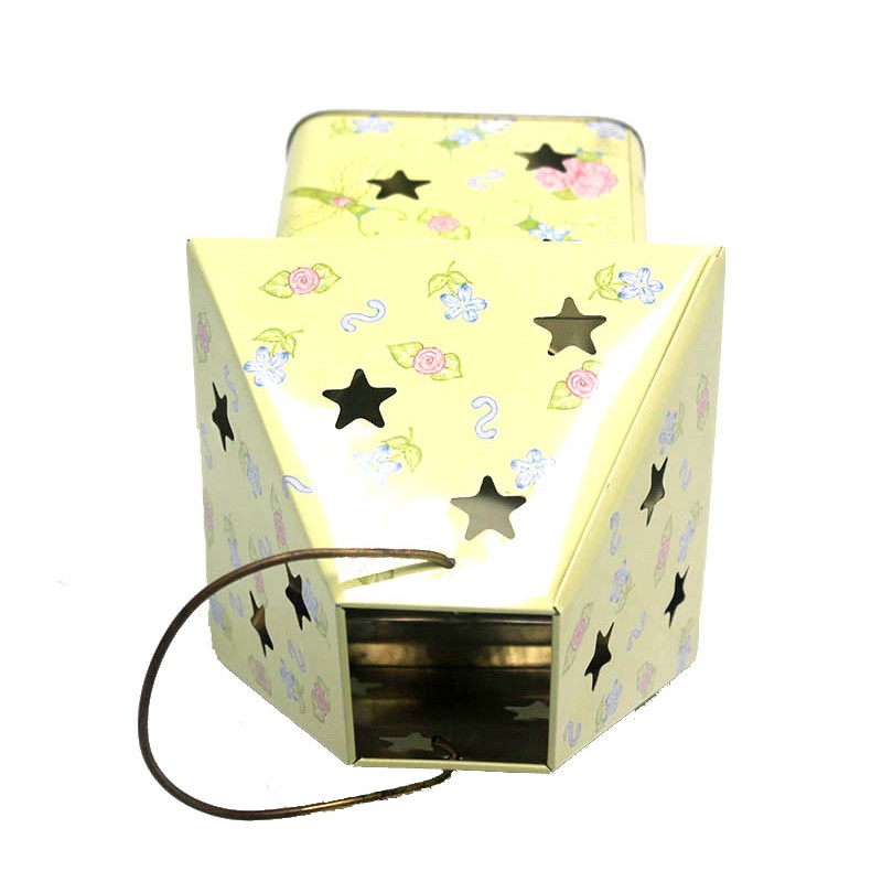 Customized new metal gift packaging candle box tin box
