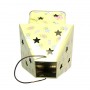 Yellow candle house tin box customization