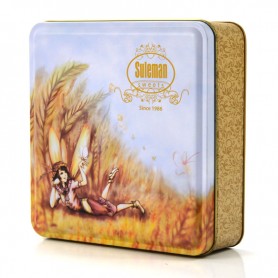 Boîte à biscuits rectangulaire personnalisée