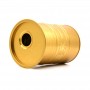 Round golden metal wine can
