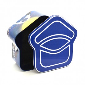 Wholesale house-shaped candy tin box