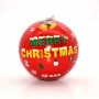 Boîte en étain de cadeau de boule de Noël de décoration en gros