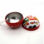 Wholesale decoration christmas ball gift tin box