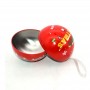Wholesale printed christmas ball gift tin box