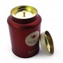 Wholesale dome lid airtight tea tin can