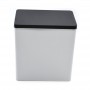 Independent lid rectangular storage tin can