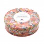 Custom round butter cookie tin box