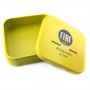 Wholesale metal tobacco box with printed hinge lid