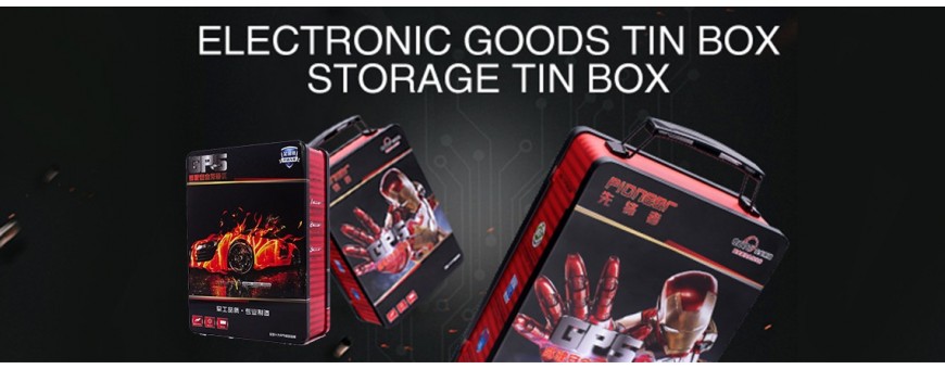 Electronic products tin box packaging wholesale