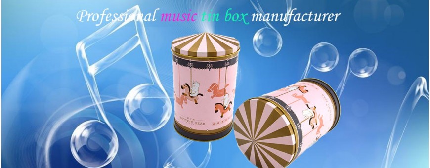 Customize and wholesale Tin Music Boxes Toy