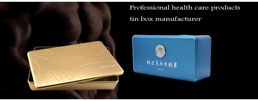 Various specifications Health Products Tin box packaging