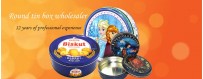 Sesuaikan Round Tin Box untuk produk anda